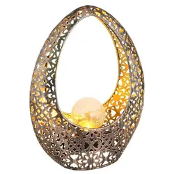 Globo 36528 Solarleuchte Metall Bronzefarben, 1Xled Solarleuchte Metall Bronzefarben, Led