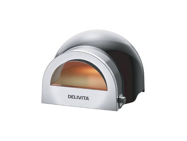 Delivita Flow Dual-Fuel Pizza Oven Very Black