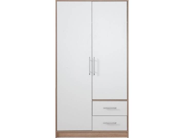 DREHTÜRENSCHRANK VANO 100/190/56cm 2-türig Weiß