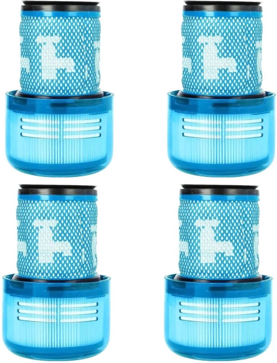 INF Pack de filtres de rechange compatible avec Dyson V12 (971517-01) – 4 pièces cadre ABS + filtres non tissés