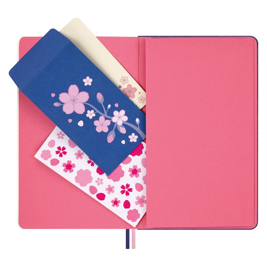 Moleskine NB Sakura 2025 LG lin + Box (Large 13x21, Blanko, Liniert) (8056999276195)