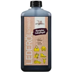 B & E Lederöl - schwarz - 500 ml