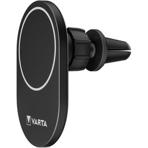 Varta Handyhalterung Mag Pro Wireless Car Charger, für Auto, mit MagSafe, Magnet und Lüftungsclip, inkl. 15W Ladefunktion