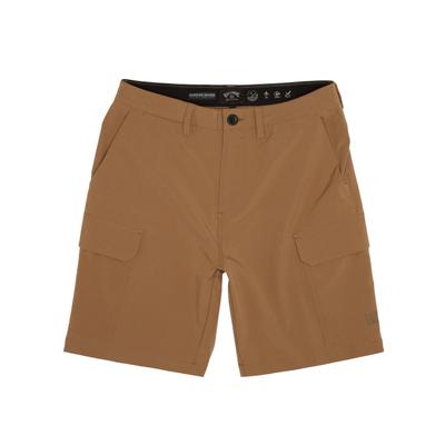 Bermudas BILLABONG "Surftrek Transport 19", Herren, Gr. XS, Normalgrößen, beige (gravel), Obermaterial: 90% Polyester, 10% Elasthan., Hosen Bermudas