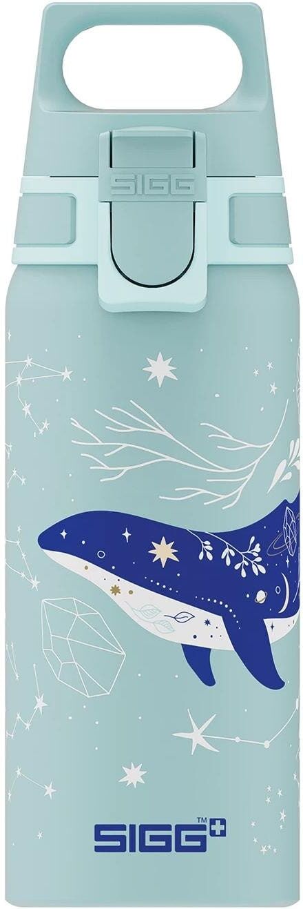 Trinkflasche SIGG "WMB ONE Kids Dive 600 ml", Baby, Gr. 600ml, blau (hellblau), Aluminium, Trinkflaschen Trinkflasche hellblau 600ml