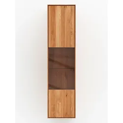 Vitrine Scottsdale Holz Braun Wildeiche