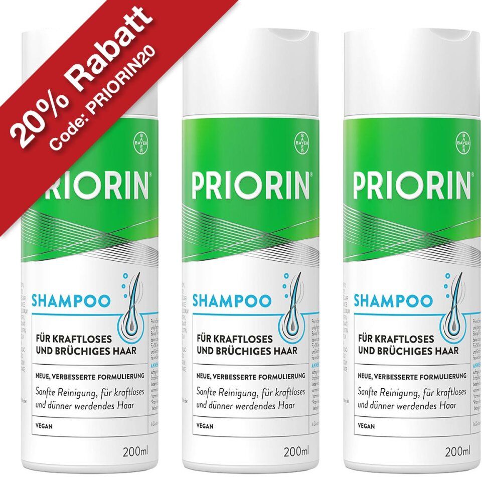Priorin Shampoo - ergänzende Pflege für kraftloses Haar