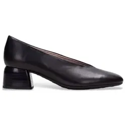 Hispanitas für Damen. HI265177 Schuhe aus Leder Warschau schwarz (36), 1 bis 3 cm, Keine, Klassisch
