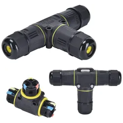 Alcapower FAST IP68 T-Stück Kabelverbinder für wasserdichte Abzweigungen, 16A 380V, für Kabel 0,5-2,5mm2, M20