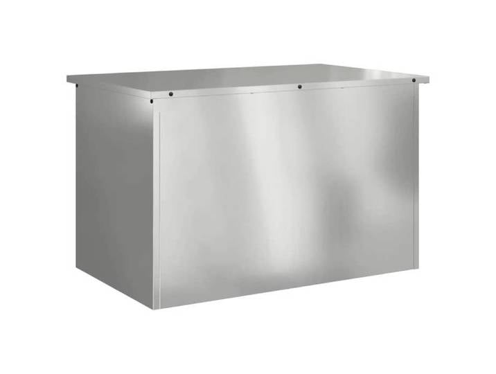 Boîte de Rangement Extérieure Argent - COCO - Acier - 80 x 50 5 x 50 cm 829iui10t