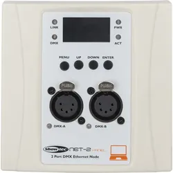 Showtec NET-2 Panel 5-polig - weißes Gehäuse