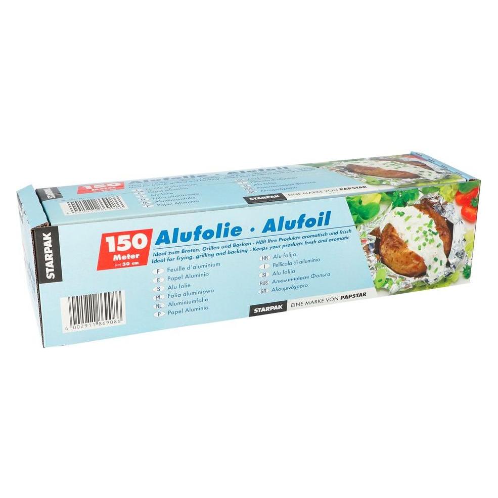 Papstar 86908 Alufolie für Lebensmittel (1x) (86908)