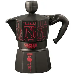 Bialetti Espressokanne Stranger Things, Espressokocher, Schwarz, Rot