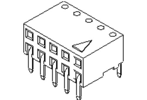 Molex Einbau-Buchsenleiste (Standard) 901522310 Tube