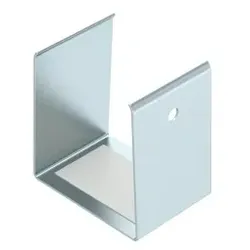 OBO 7218172 Stoßstellenabdeckung für Kanalbreite 40 mm 44,6x30x42,6 Stahl bandverzinkt PLM SV 0404 FS