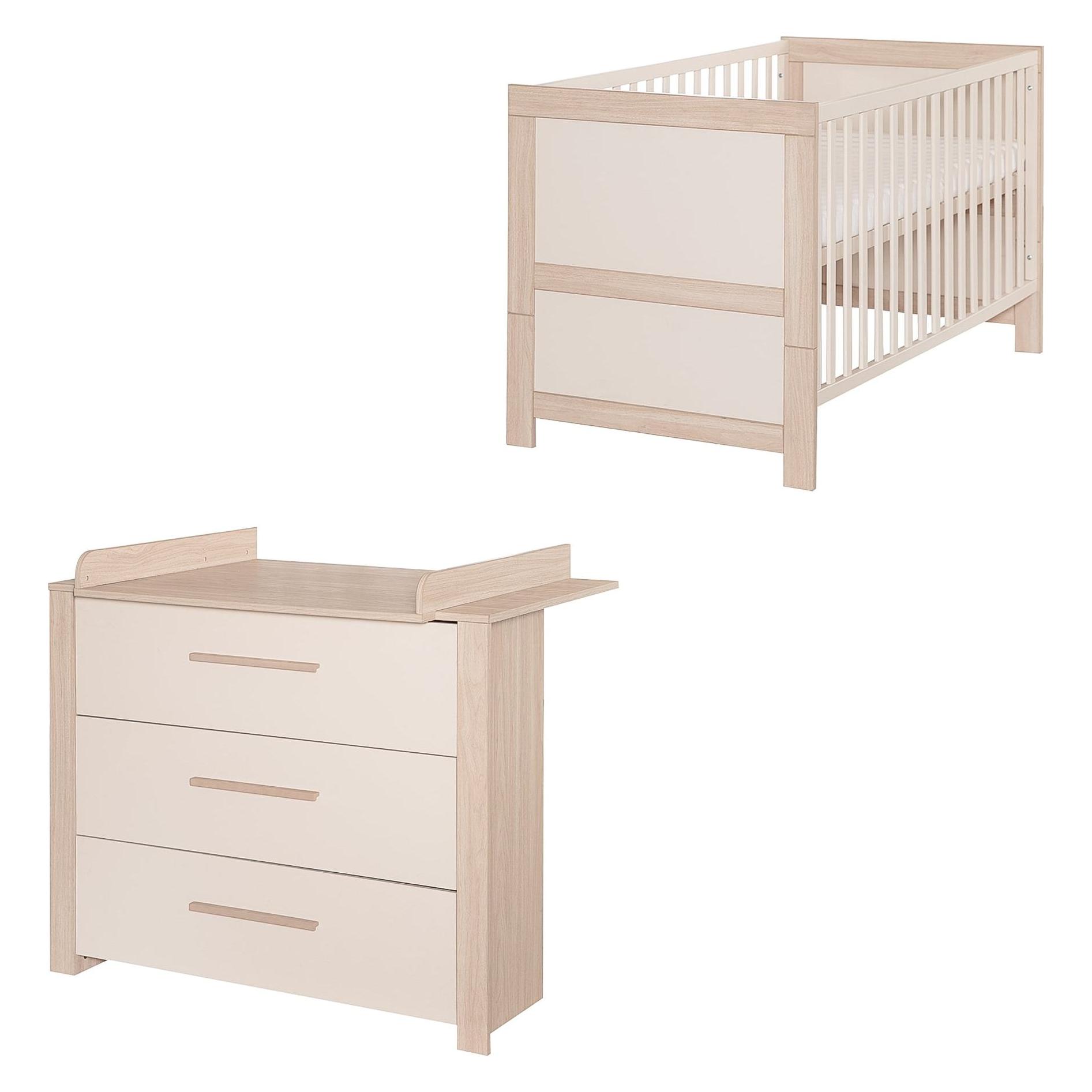 Roba Kinderzimmerset Momo (Babybett, Wickelkommode) (1014884)