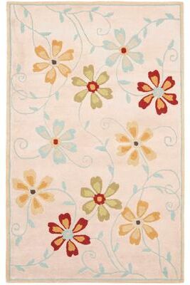 SAFAVIEH Handmade Blossom Aura Modern Floral Wool Rug