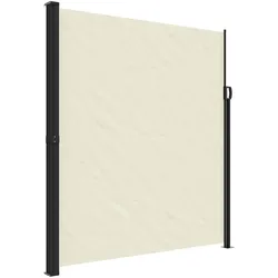 vidaXL Seitenmarkise Ausziehbar Creme 220x600 cm