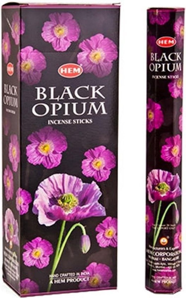 HEM Black Opium Wierook - 6 pakjes