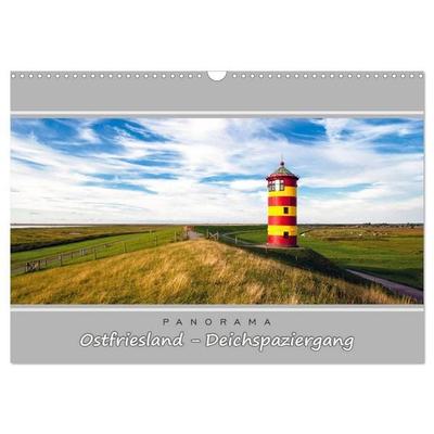 Ostfriesland - Deichspaziergang (Wandkalender 2027 DIN A3 quer), CALVENDO Monatskalender