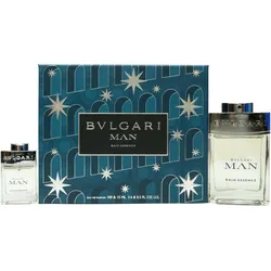 Bulgari, Beauty Geschenkset, Bvlgari Man Christmas 2023 Rain Essence 2 Stk (Parfum Set)