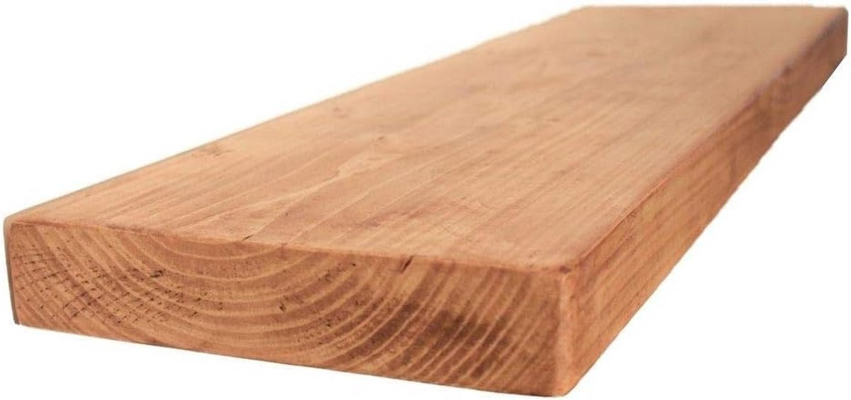 Massief Houten Zwevende Wandplank Rustiek Walnoot 40 cm
