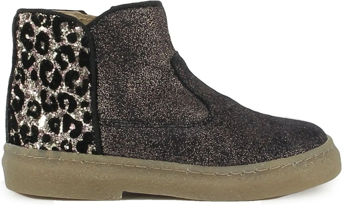 Pom d'Api Bottines Trix Back Velours Noir 24