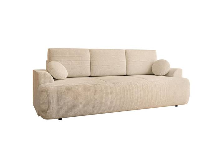 Mirjan24 Schlafsofa Velo, Beige, Kunststoff, Rechteckig, 248x94x110 cm, Babymöbel & Kindermöbel, Kinderzimmer & Jugendzimmer, Schlafsofas