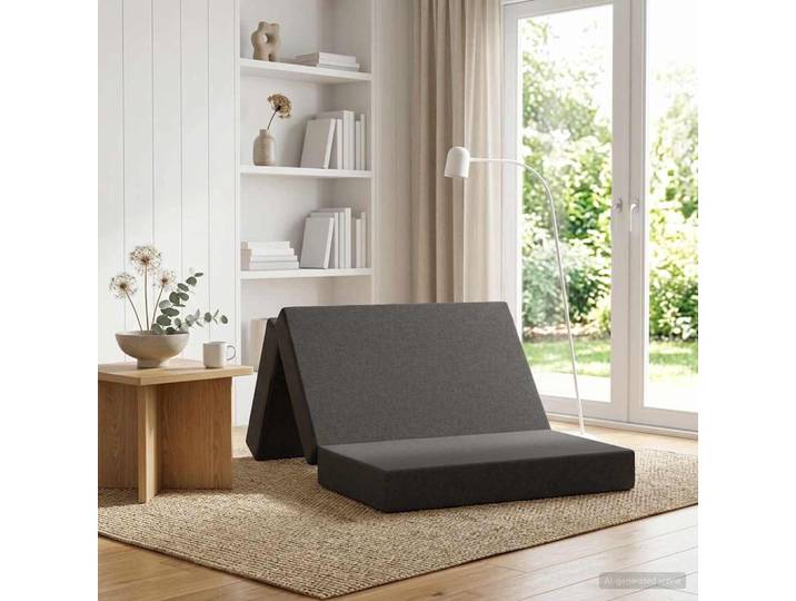 vidaXL Klappsofa Bett 100 x 67 x 45 cm Dunkelgrau