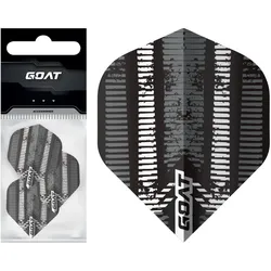 3er Pack GOAT Darts Sprocket Flights black/silver