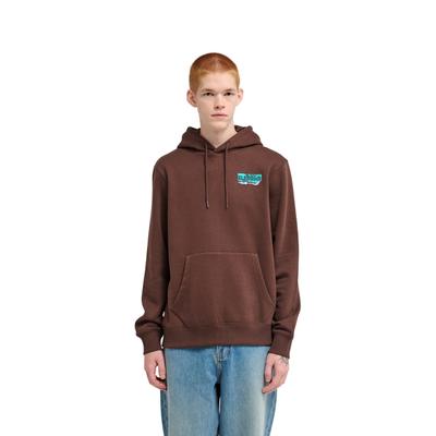 Hoodie ELEMENT "Torn", Herren, Gr. S, braun (java), Obermaterial: 55% Baumwolle, 25% Baumwolle, 20% Polyester., Sweatshirts Hoodie