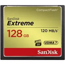 SANDISK CF-Card 128GB Extreme (120/85MB/s)