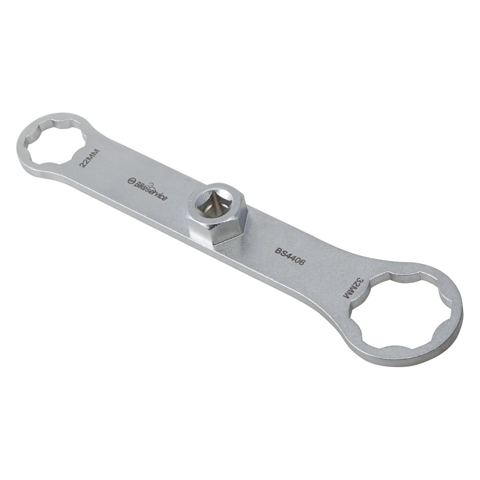Bikeservice Gabelkappenschlüssel BS4406 6kant 4717991244066 (BS4406)