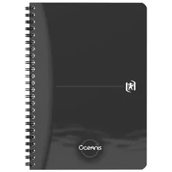 Oxford Office Spiralbuch 'Oceanis', A5, PP, kariert, schwarz
