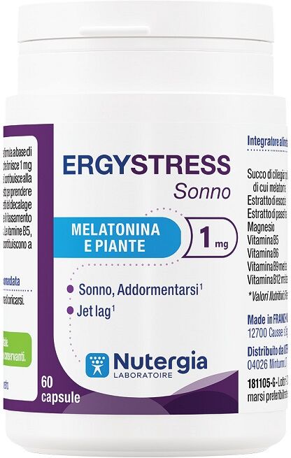 LABORATOIRE NUTERGIA ERGYSTRESS SONNO 60CPS