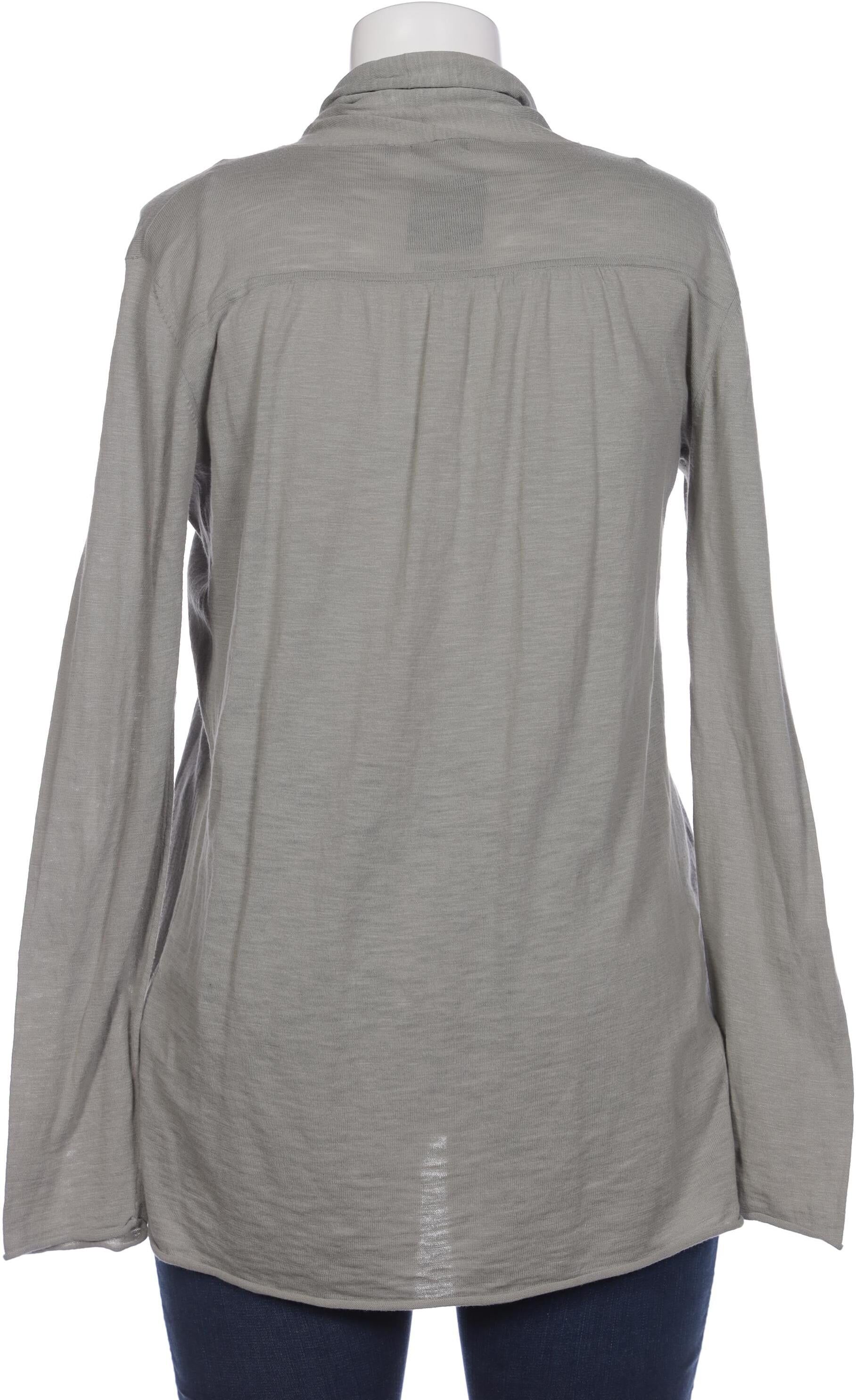 darling harbour Damen Strickjacke, Grau, Gr. XL, Baumwolle - Second Hand