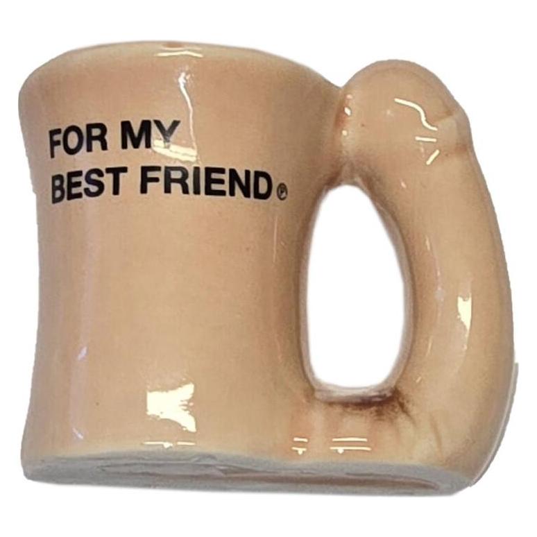 Diablo Picante - KERAMIKBECHER-MAGNET MIT PENISGRIFF "FÃoeR MEINEN BESTEN FREUNDâ€oe (D-243978)