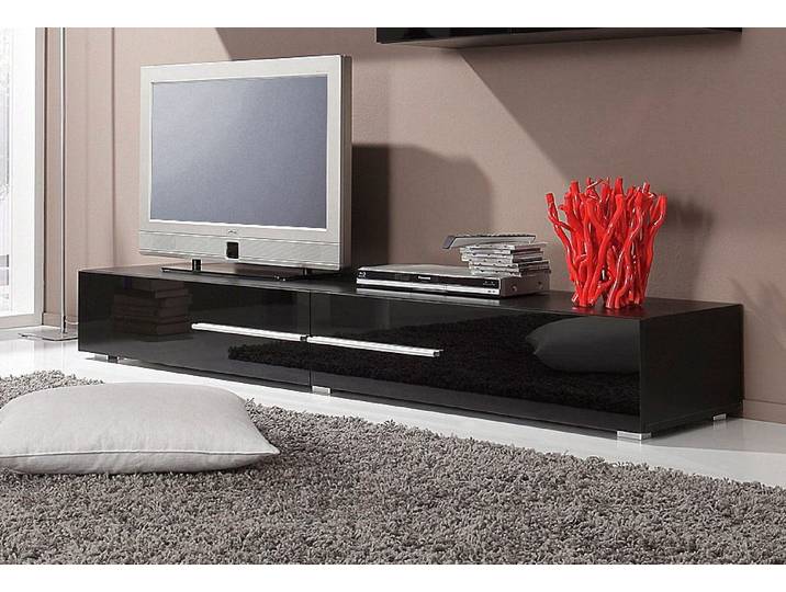 Lowboard HÖLTKEMEYER Aqua , schwarz (schwarz, schwarz), Sideboards, Lowboard, TV-Board, TV-Schrank, Breite 180 cm