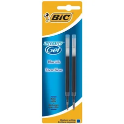 Bic, Ersatzpatronen + Tintenfass, Gelroller-Mine (2 Stk.)