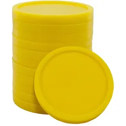 CombiCraft Kunststoffchip 1€ Format in Gelb - 1000 Stück