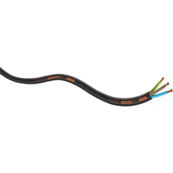 Titanex Neoprene Cable, Black 100-m-Rolle - 3x 1,5 mm2