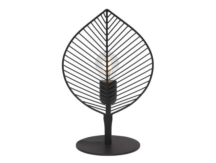 PR Home Tischlampe Elm, schwarz, für Wohn- / Esszimmer, Metall