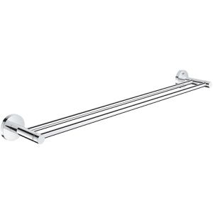 GROHE Handtuchhalter Essentials 40802001, silber, zur Wandmontage, verchromtes Metall, Länge 65,4 cm
