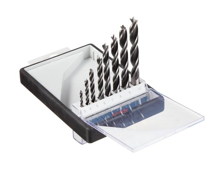 Bosch Holzspiralbohrer-Set Robust Line ⌀ 3-10 mm 8 Stück