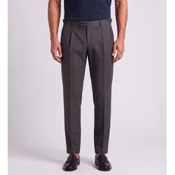 Berwich für Herren. bn7000x Retrolong Hose grau (50), Lässig, Klassisch, Polyester