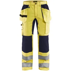 Blakläder® High Vis Arbeitshose mit Stretch High Vis 1552 1811 in div. Farben - gelb/marineblau - 48