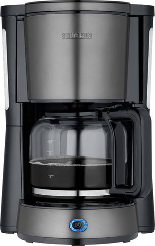 Severin 9340 Kaffeemaschine Schwarz, Edelstahl