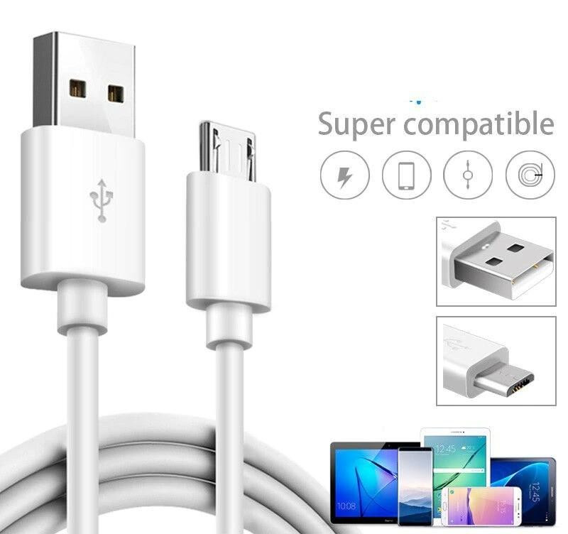 DrPhone DPMU1 Micro USB Kabel - 1 Meter - Wit