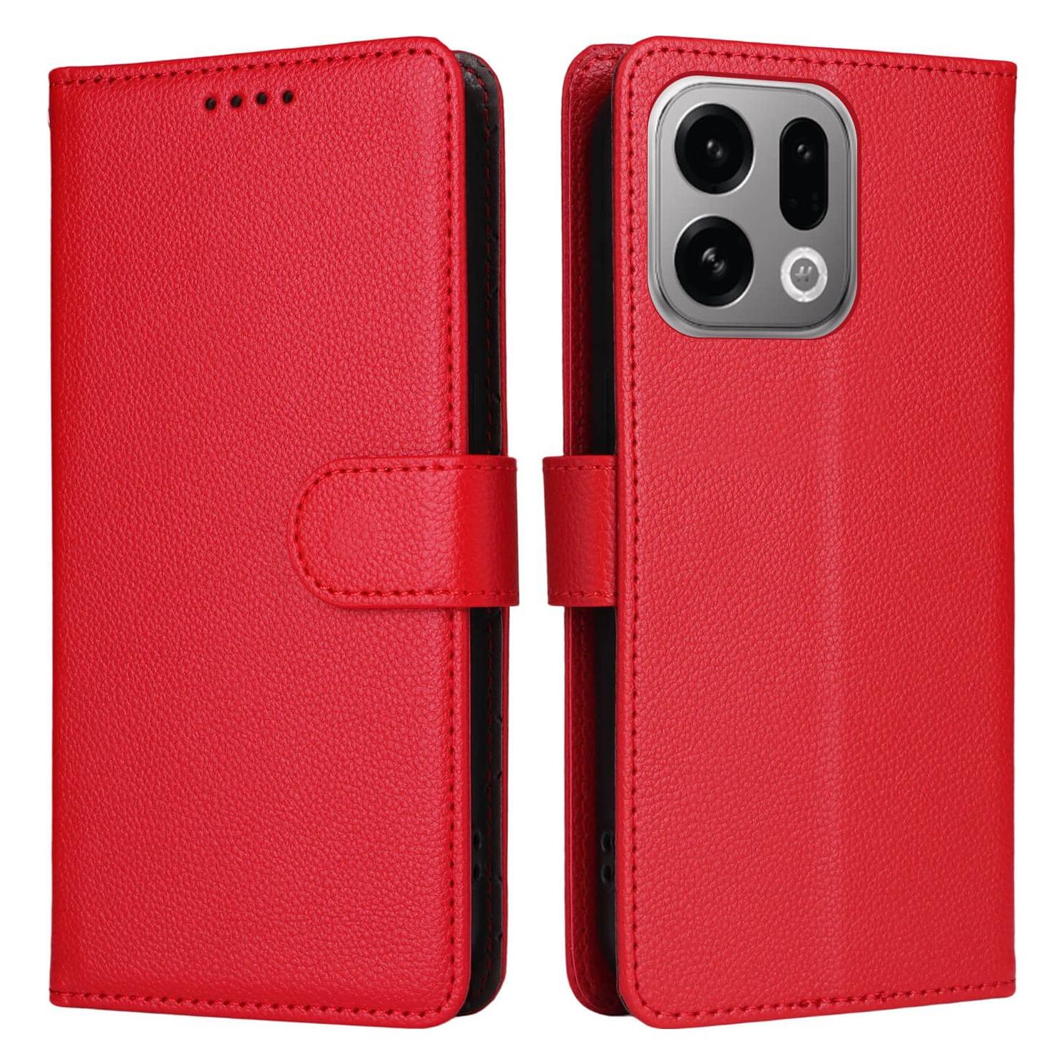 Cover-Discount OPPO Find X9 - Lederoptik-Hülle mit strukturierter Oberfläche (Oppo Find X9) (70731570)