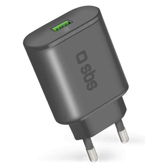 SBS Reise-Ladegerät für schnelles Laden 2100 mAh (15 W, 1 Port) (TETR1USBQCH3)